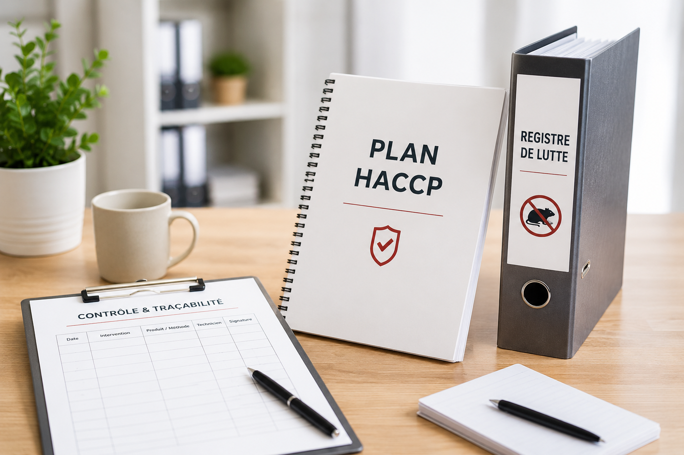 Entreprises : mettre en place un plan HACCP & un registre de lutte